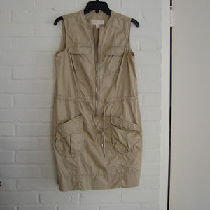 Michael Kors Zip Brown Dress Size Medium